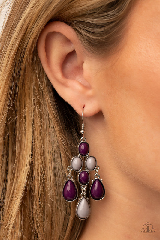 Feeling TIER-rific - multi - Paparazzi earrings