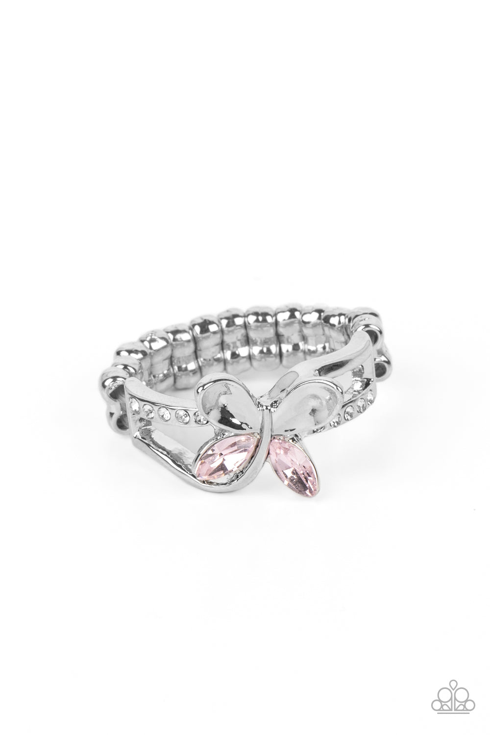 Fetching Flutter - pink - Paparazzi ring