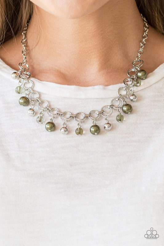 Fiercely Fancy-green-Paparazzi necklace