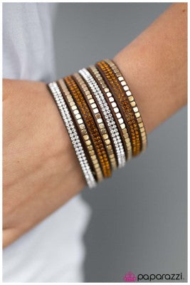 Fight Night - Brown - Paparazzi bracelet