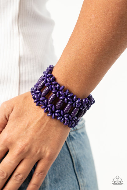Fiji Flavor - purple - Paparazzi bracelet