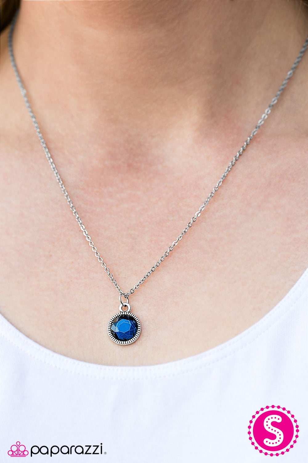 Final Masterpiece - Blue - Paparazzi necklace