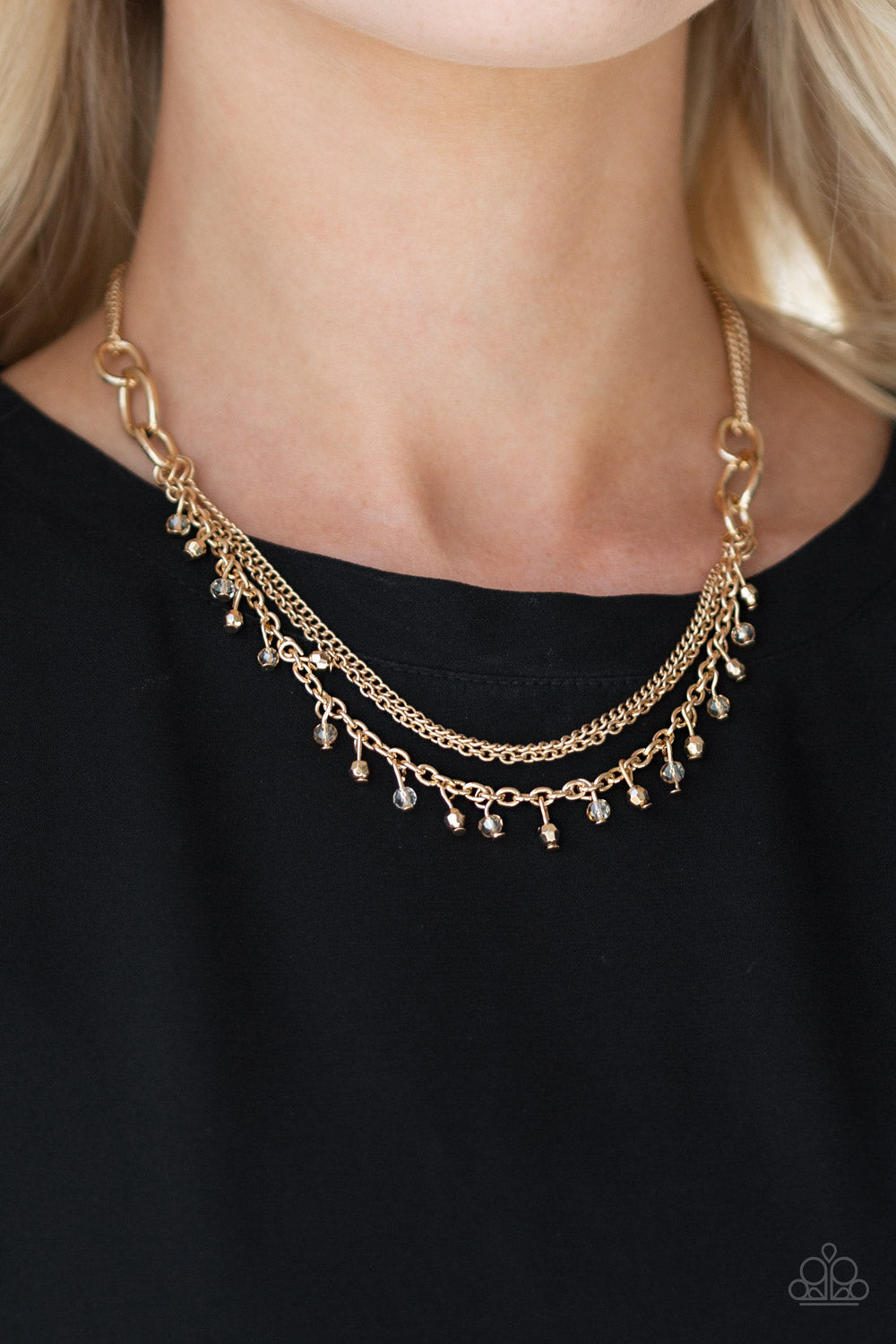 Financially Fabulous - gold - Paparazzi necklace