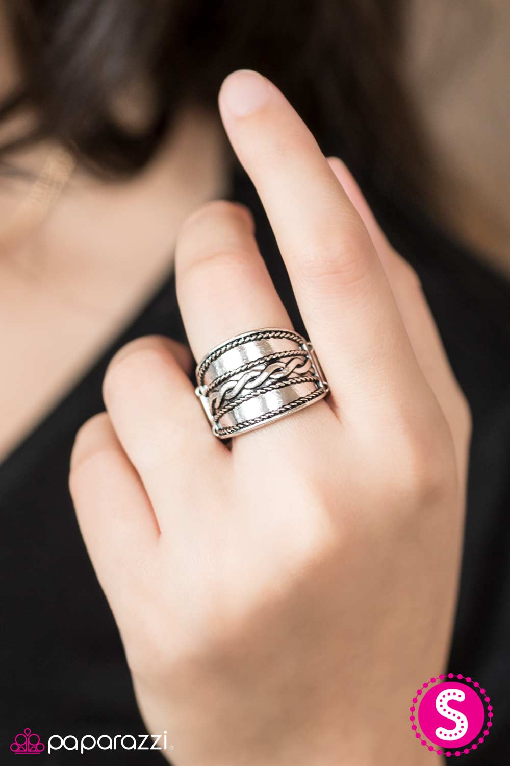 Find Your Adventure - Silver - Paparazzi ring