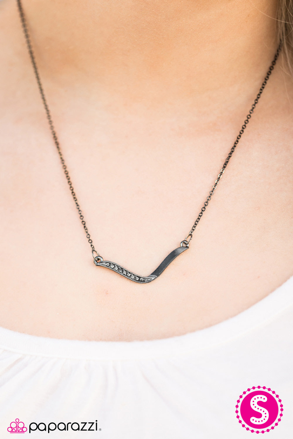 Find Your Wings - Black - Paparazzi necklace