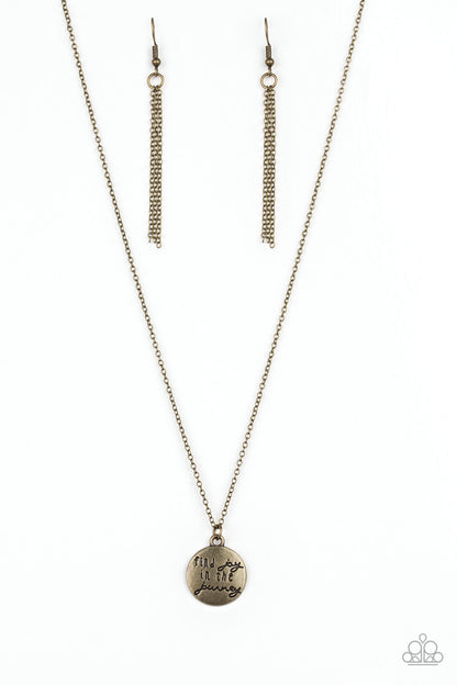 Paparazzi Necklace ~ Model Medallions - Brass – Paparazzi Jewelry, Online  Store