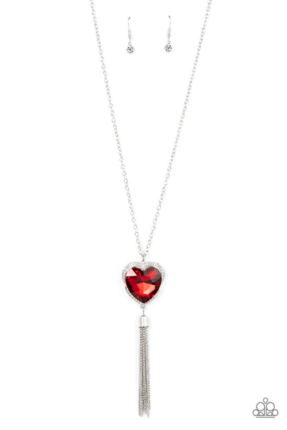 Finding My Forever - red - Paparazzi necklace