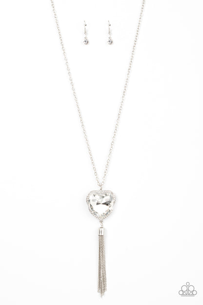 Finding My Forever - white - Paparazzi necklace