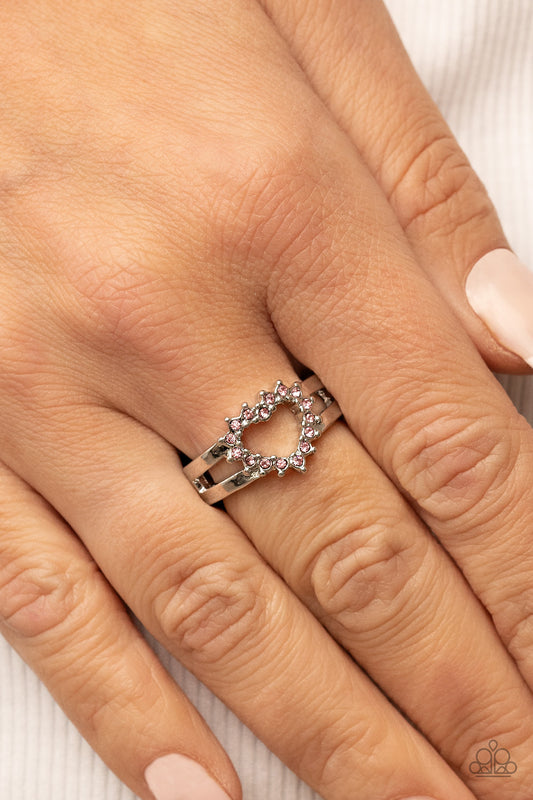First Kisses - pink - Paparazzi ring