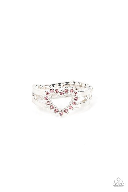 First Kisses - pink - Paparazzi ring