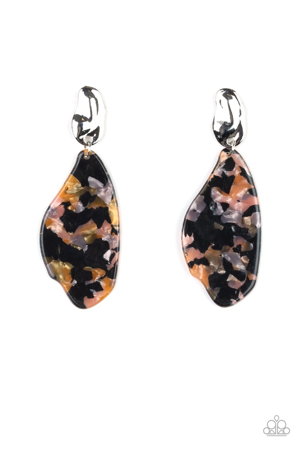 Fish Out of Water-multi-Paparazzi earrings