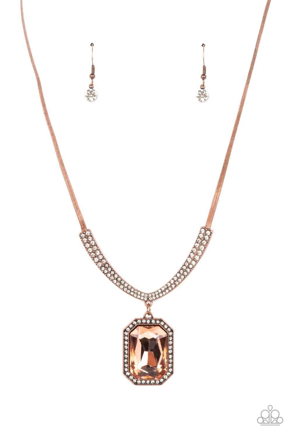 Fit for a DRAMA QUEEN - copper - Paparazzi necklace