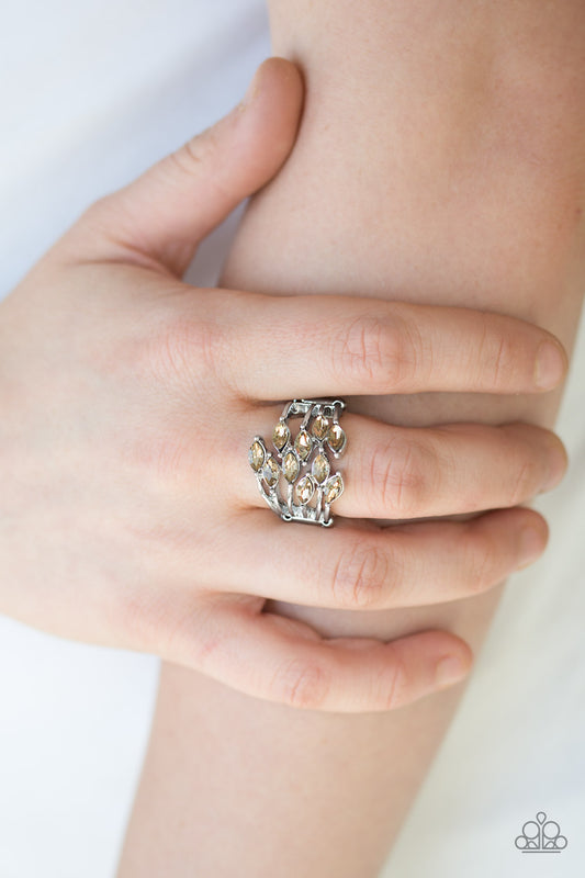Five Alarm Fire - brown - Paparazzi ring