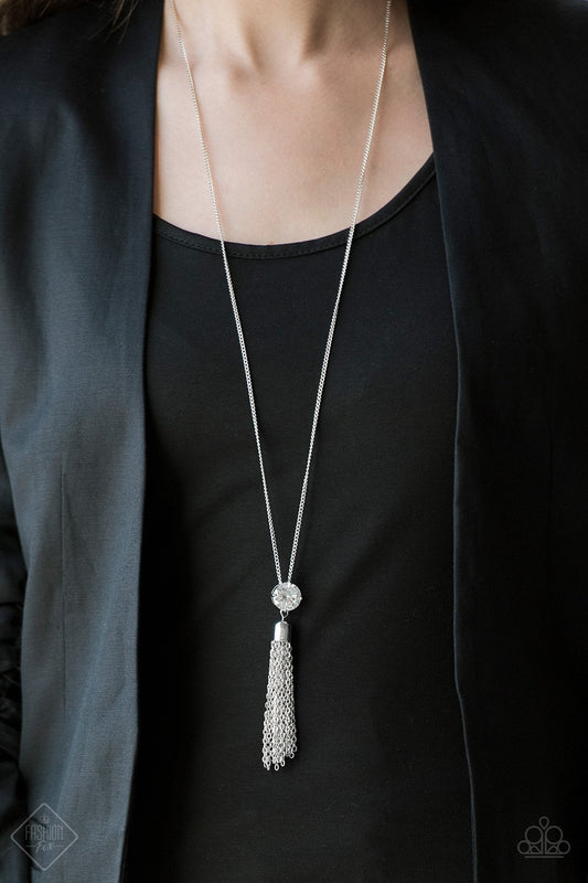 Five Alarm Firework - white - Paparazzi necklace