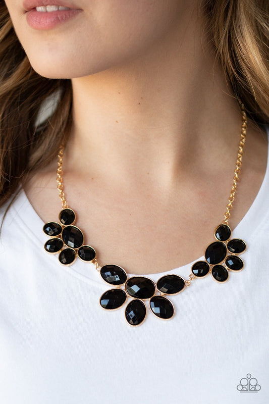 Flair Affair-black-Paparazzi necklace