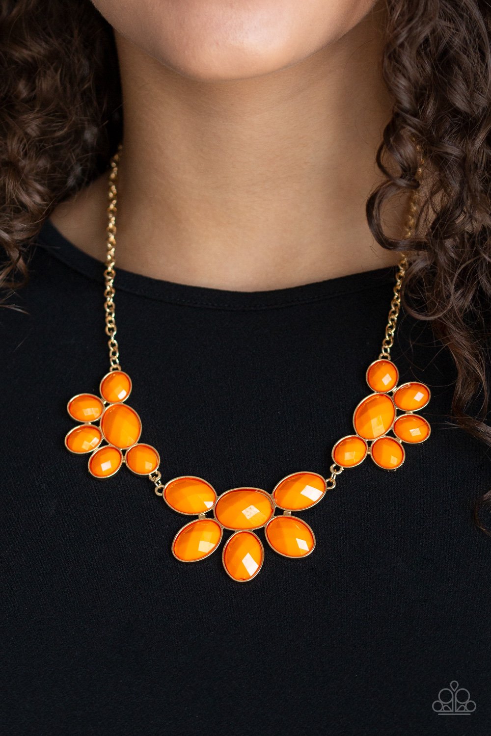 Flair Affair-orange-Paparazzi necklace