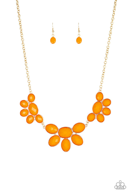 Flair Affair - orange - Paparazzi necklace