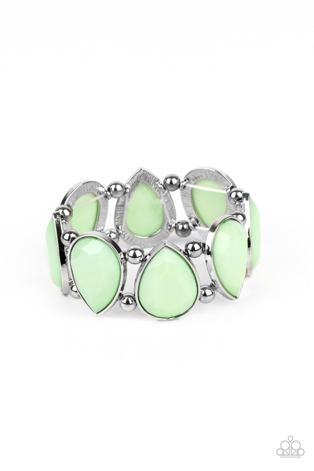Flamboyant Tease - green - Paparazzi bracelet