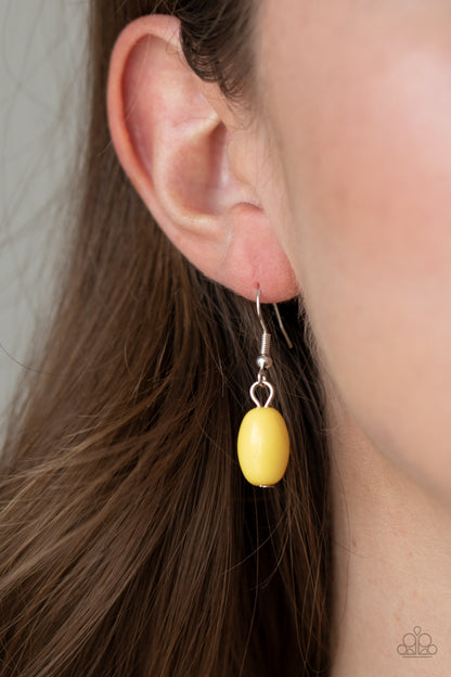 Flamingo Flamboyance - yellow - Paparazzi necklace