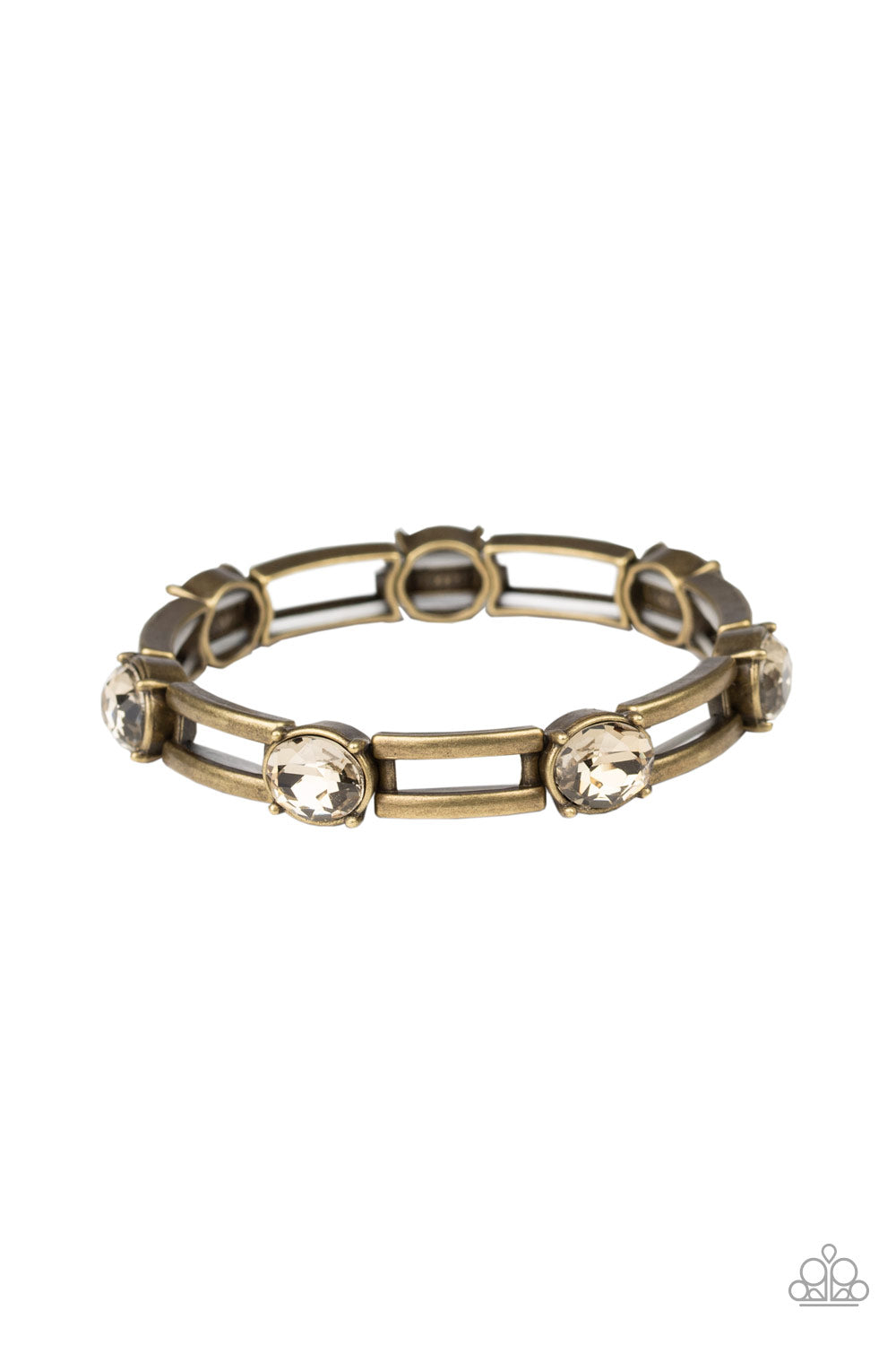 Flash or Credit - brass - Paparazzi bracelet