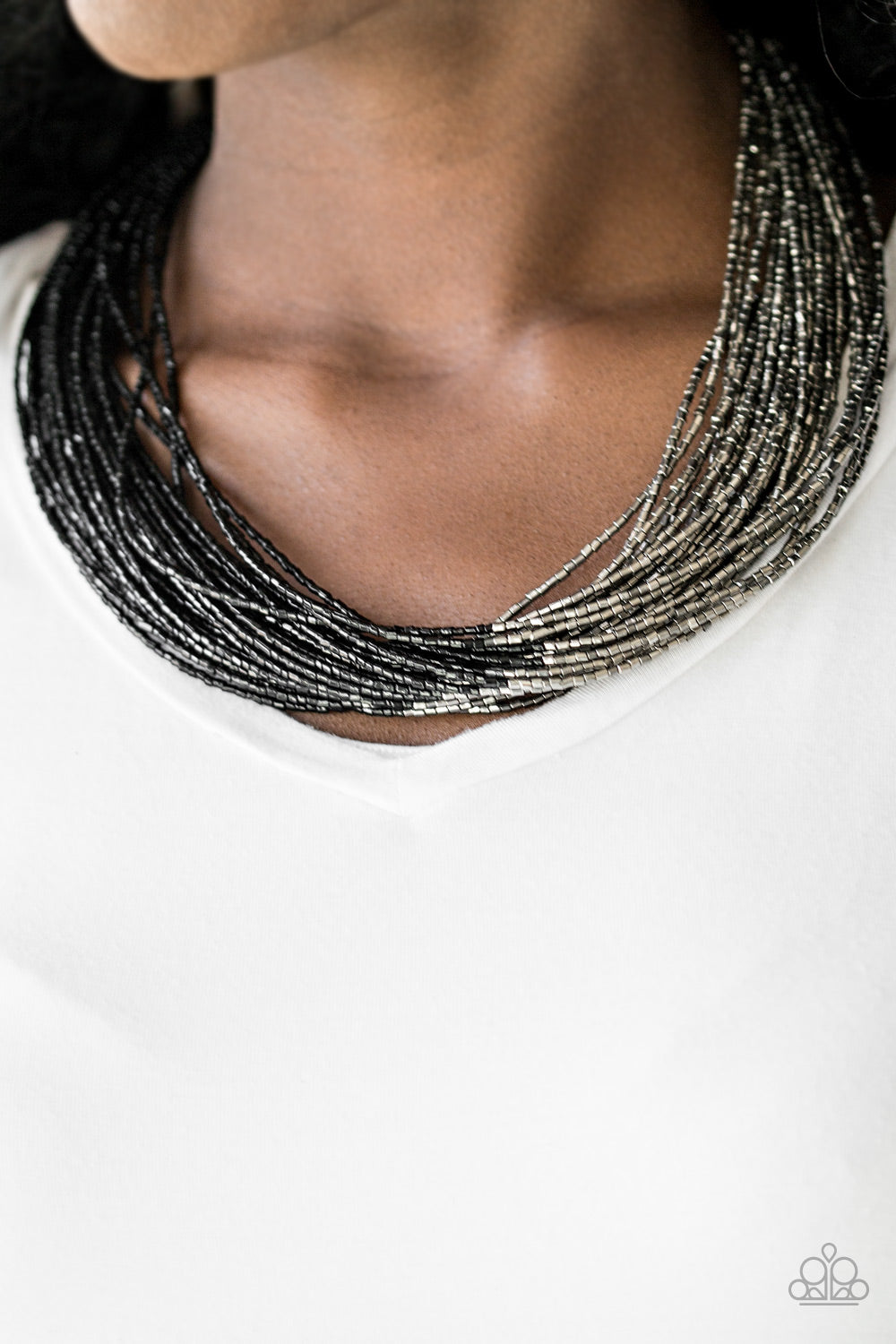 Flashy Fashion - black - Paparazzi necklace