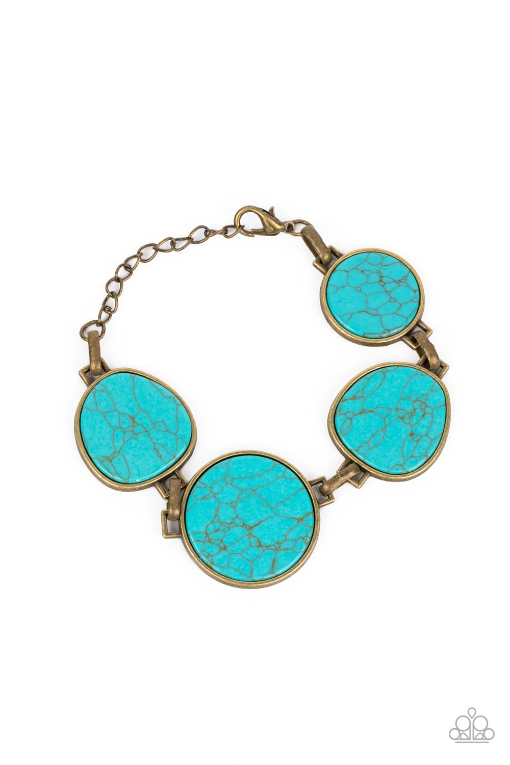 Flat Out Frontier - brass - Paparazzi bracelet