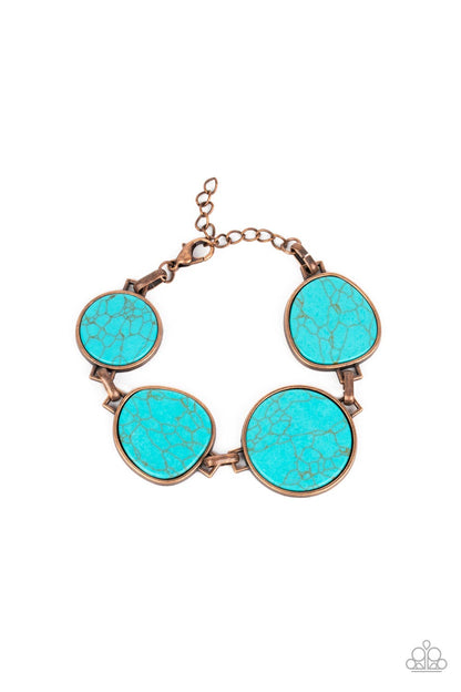 Flat Out Frontier - copper - Paparazzi bracelet