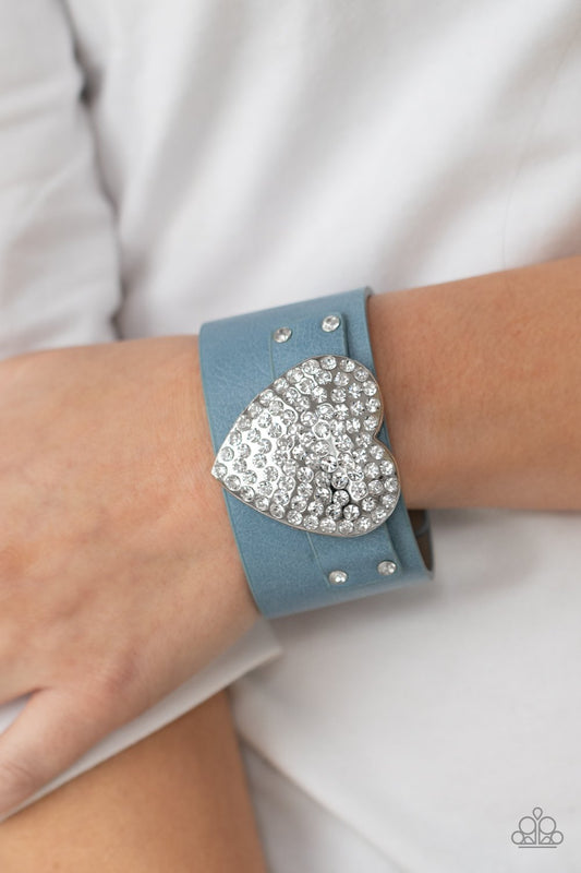 Flauntable Flirt - blue - Paparazzi bracelet