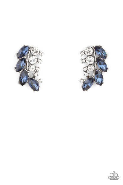 Flawless Fronds - blue - Paparazzi earrings