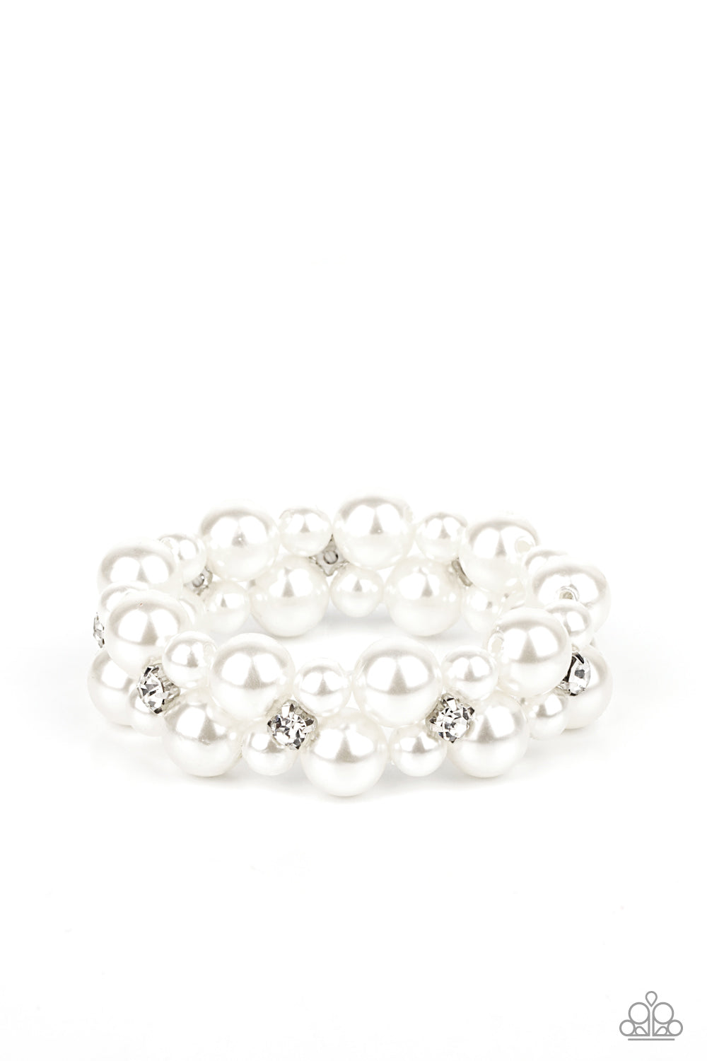 Flirt Alert - white - Paparazzi bracelet