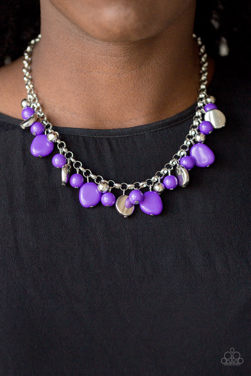 Flirtatiously Florida - purple - Paparazzi necklace