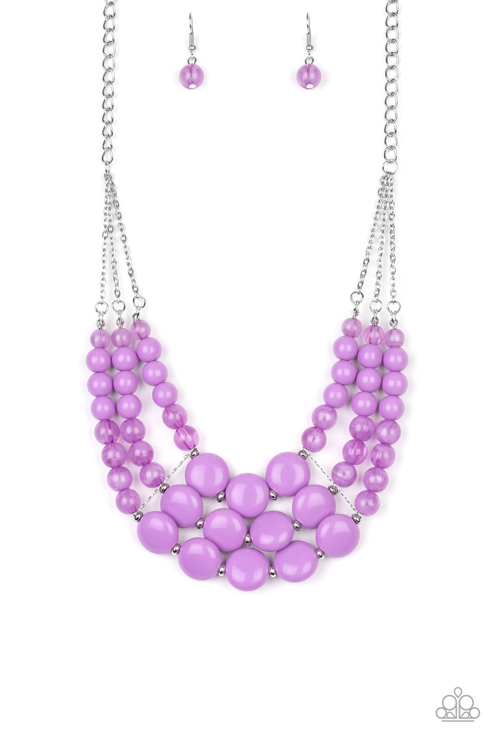 Flirtatiously Fruity - purple - Paparazzi necklace