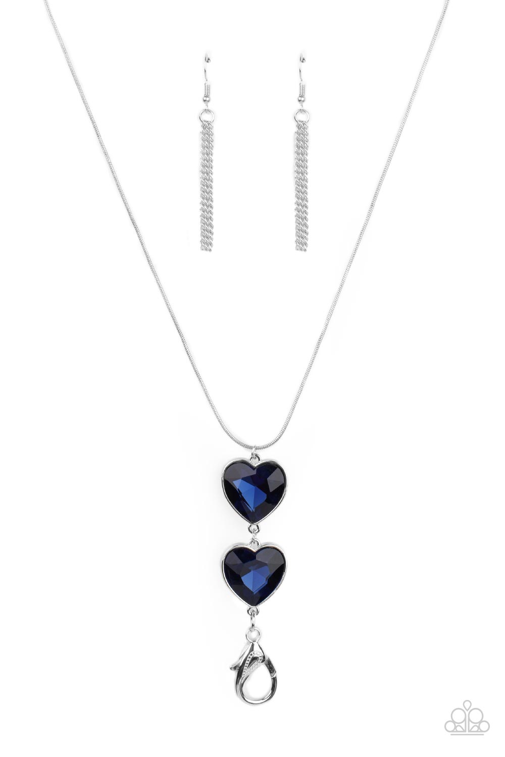 Flirtatious of Them All - blue - Paparazzi LANYARD necklace