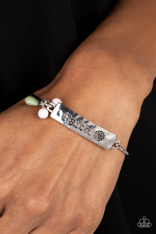 Flirting with Faith - green - Paparazzi bracelet