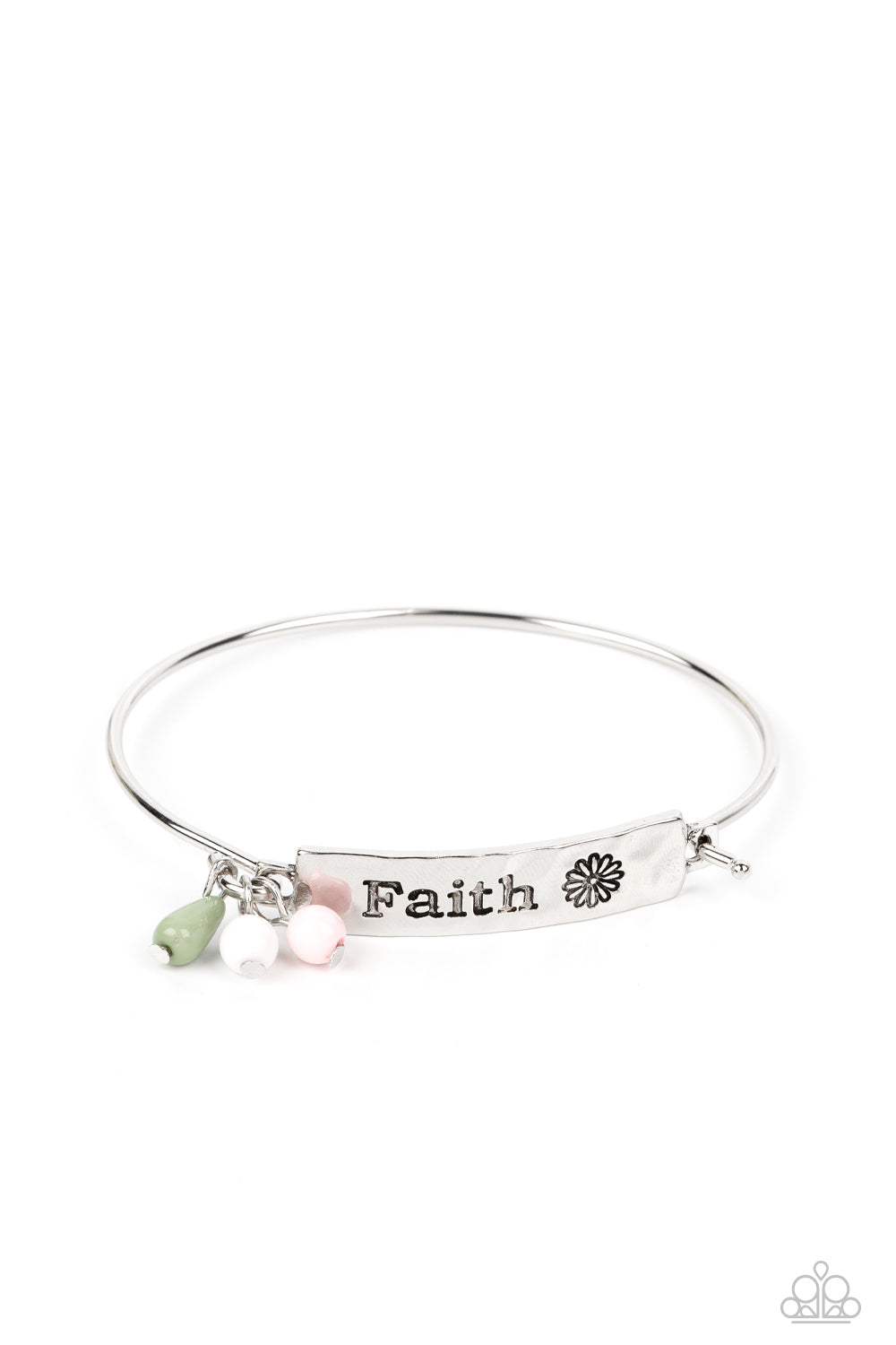 Flirting with Faith - green - Paparazzi bracelet