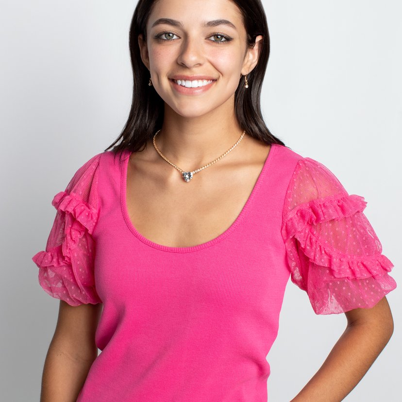 Flirty Fiancé - gold - Paparazzi necklace