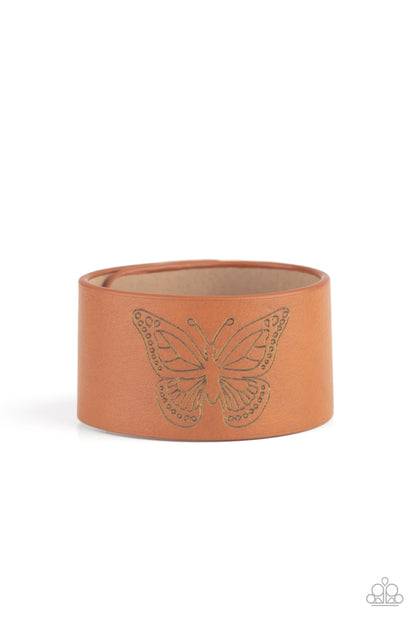 Flirty Flutter - brown - Paparazzi bracelet