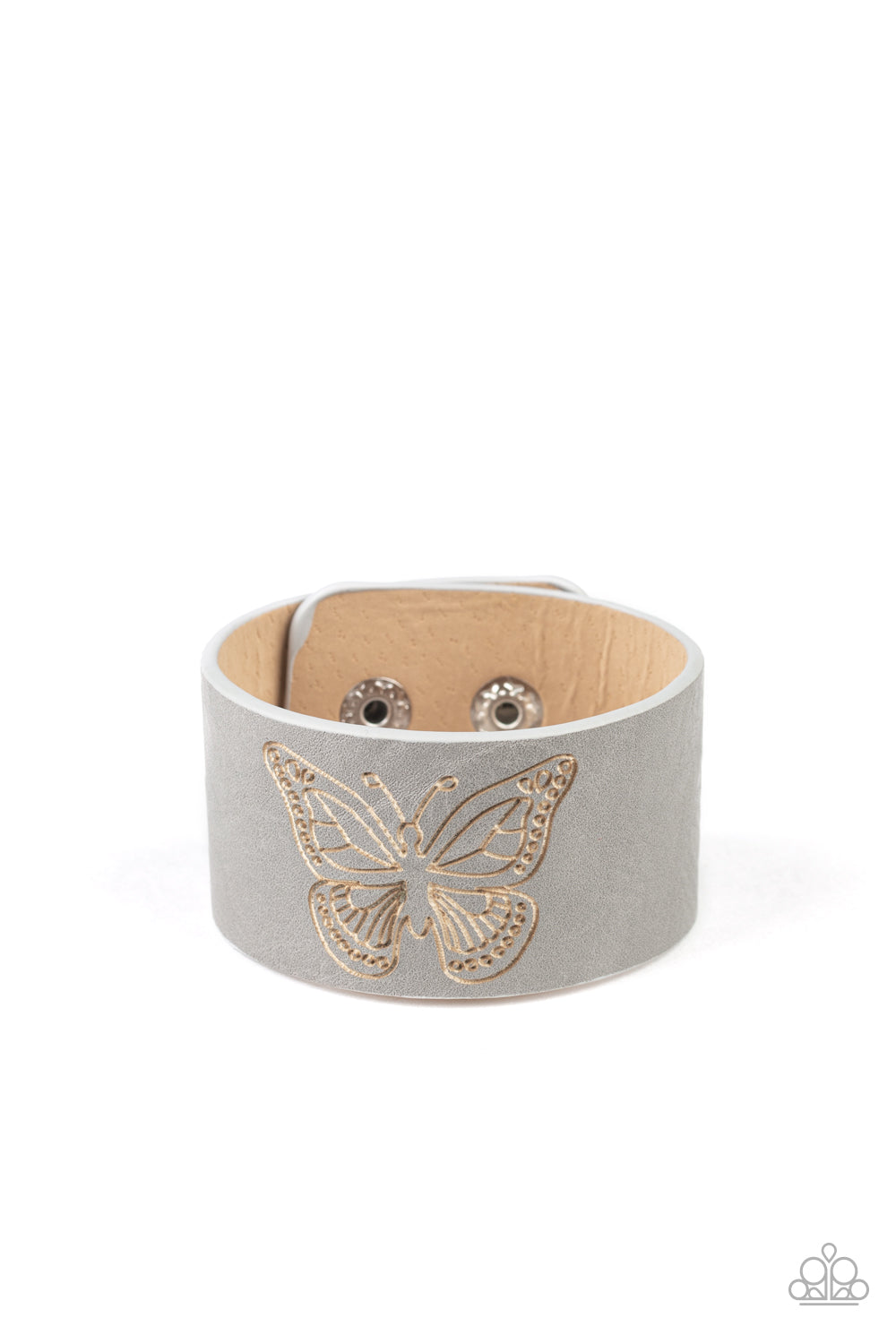 Flirty Flutter - silver - Paparazzi bracelet