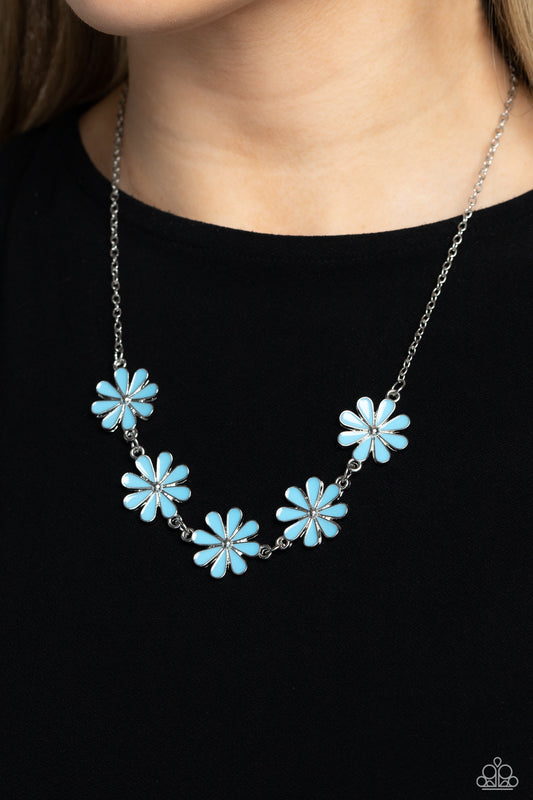 Flora Fantasy - blue - Paparazzi necklace