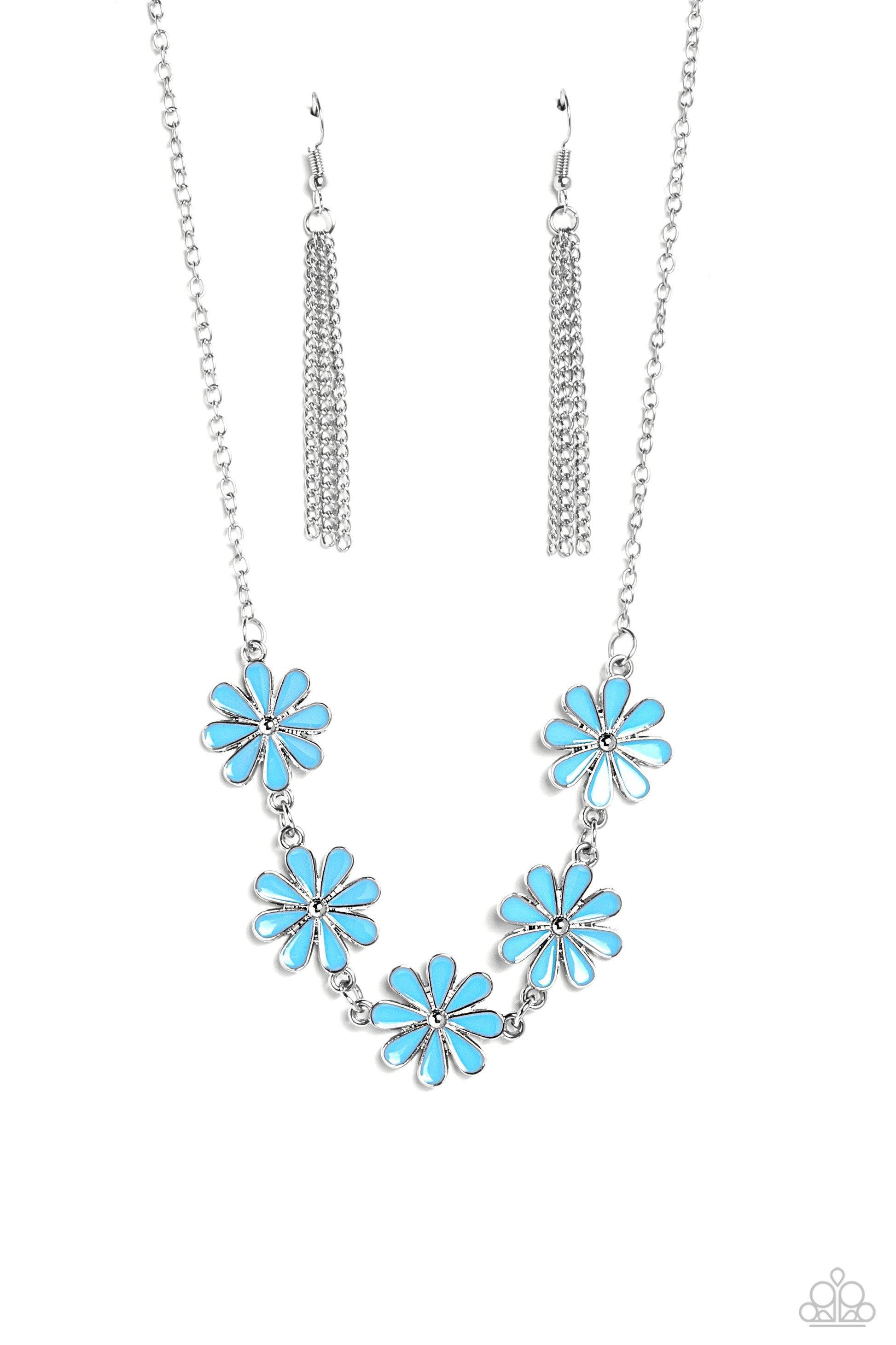 Flora Fantasy - blue - Paparazzi necklace