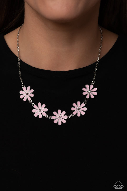 Flora Fantasy - pink - Paparazzi necklace