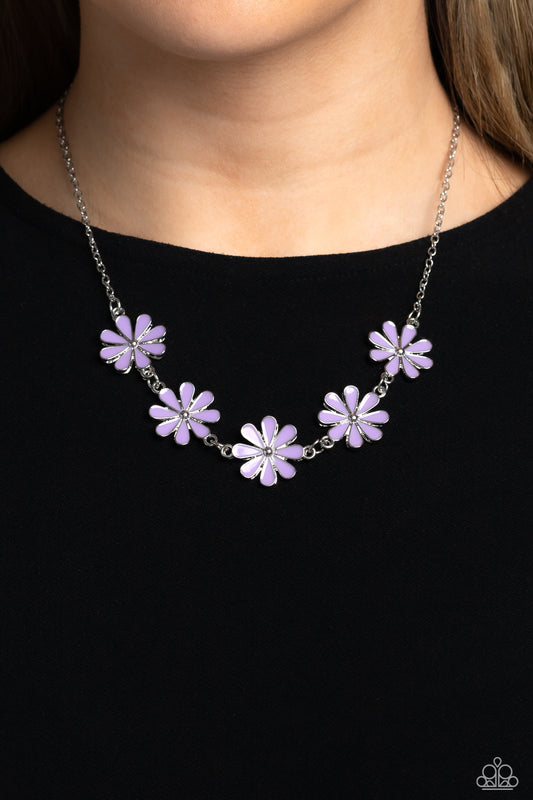 Flora Fantasy - purple - Paparazzi necklace
