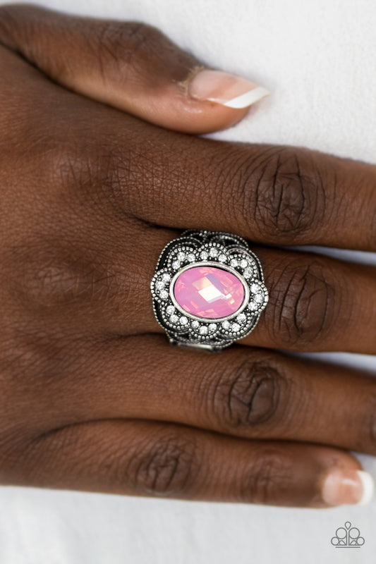 Floral Fairways - pink - Paparazzi ring