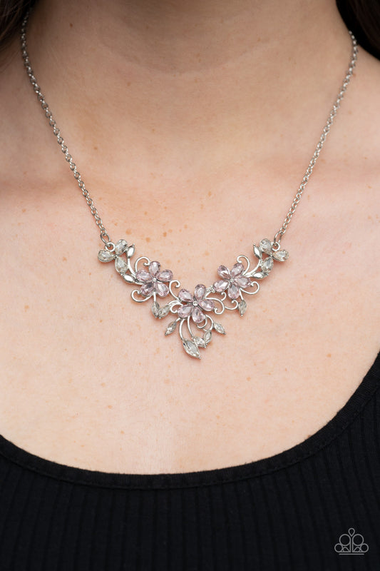 Floral Fashion Show - pink - Paparazzi necklace