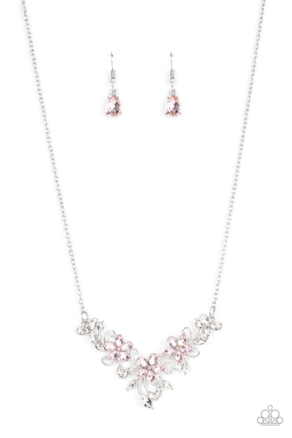 Floral Fashion Show - pink - Paparazzi necklace