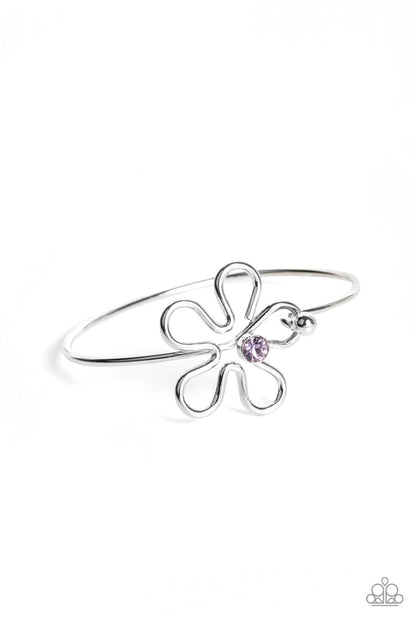Floral Innovation - purple - Paparazzi bracelet