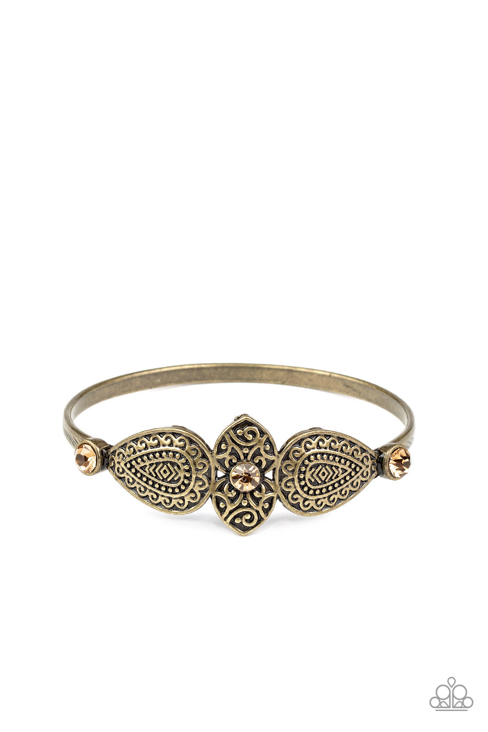 Flourishing Fashion - brass - Paparazzi bracelet