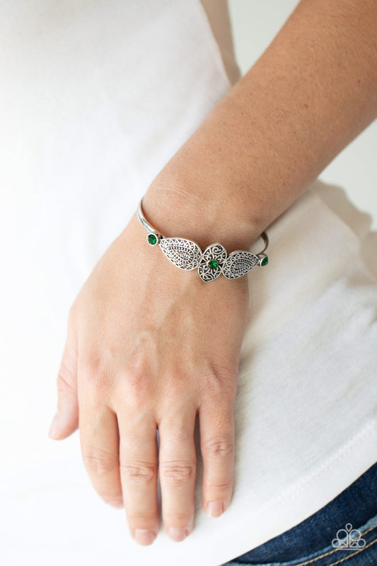 Flourishing Fashion - green - Paparazzi bracelet