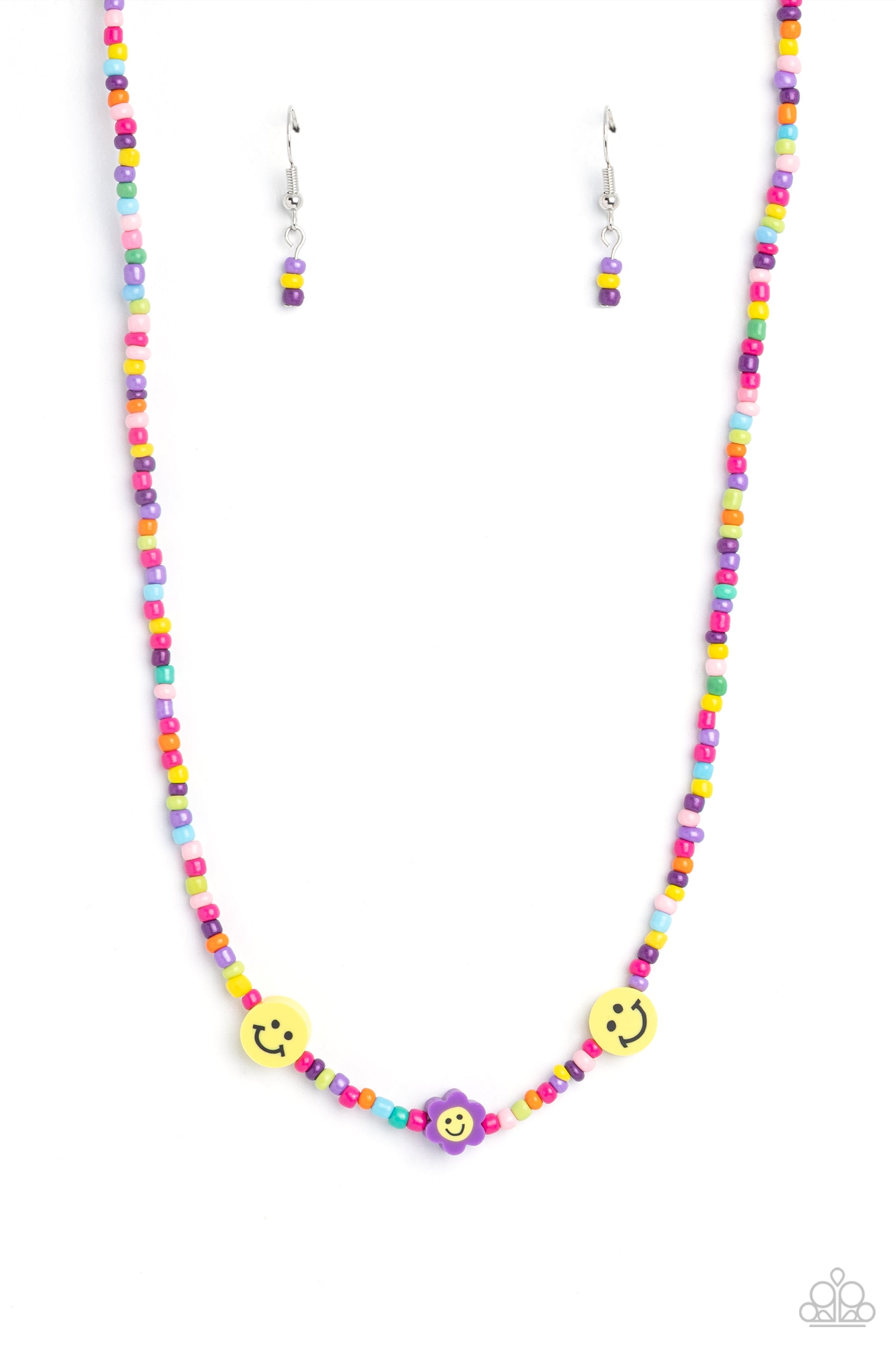 Flower Power Pageant - purple - Paparazzi necklace
