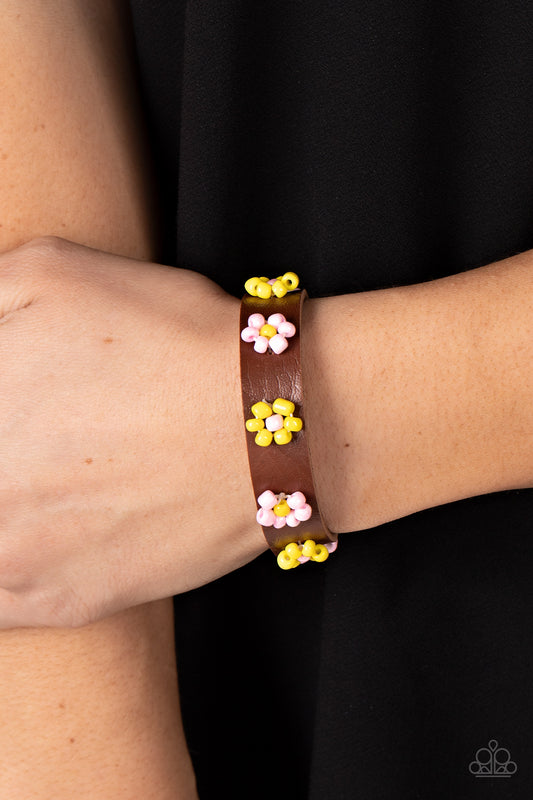 Flowery Frontier - pink - Paparazzi bracelet